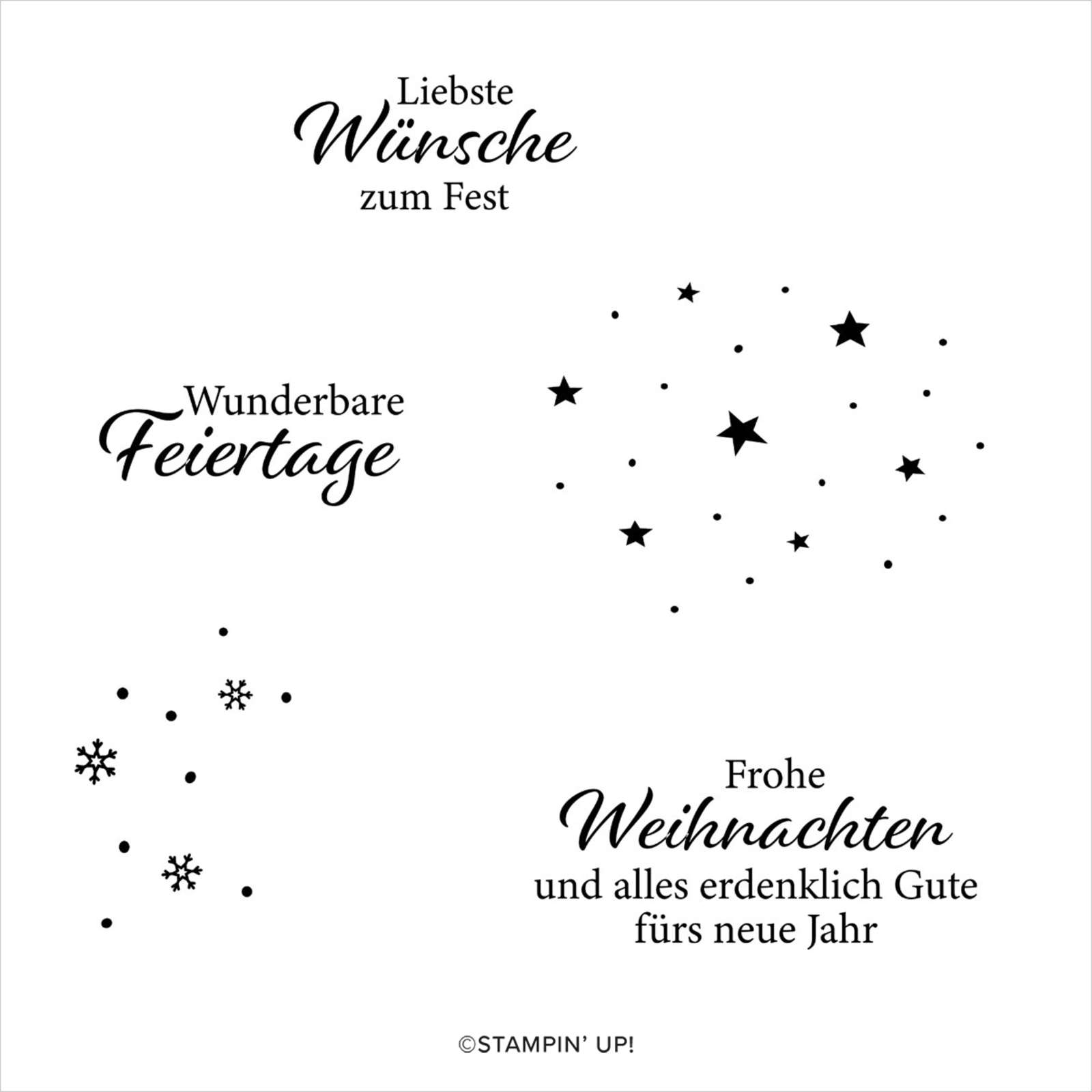 KARTENSET VERSPIELTE WEIHNACHTEN (DEUTSCH)