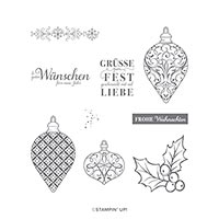 FESTTAGSGLANZ CLING STAMP SET (DE)