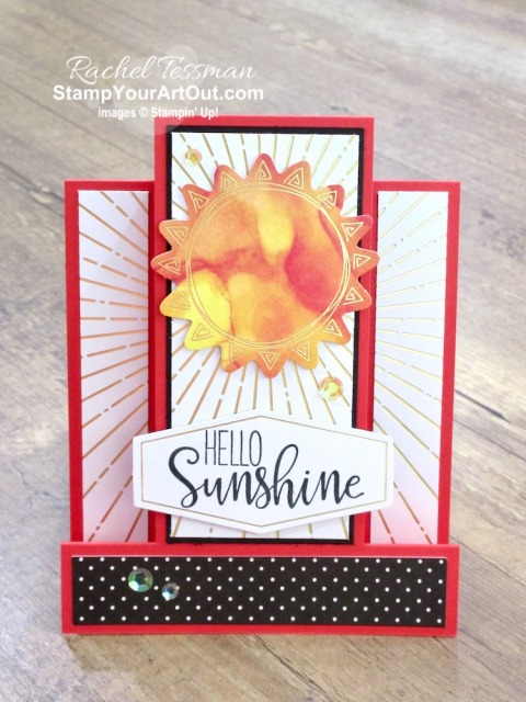 I’m excited to share with you what I created with the June 2020 Box of Sunshine Paper Pumpkin Kit – fun and easy magnetic bookmarks, a center step fun fold card, a 12x12 scrapbook page layout, and three decorated boxes (one of them made from a card in the kit!). Click here for photos of all these projects, a video with directions, measurements and tips for making them, and a complete product list linked to my online store! - Stampin’ Up!® - Stamp Your Art Out! www.stampyourartout.com