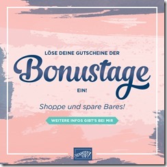 Bonustage einloesen